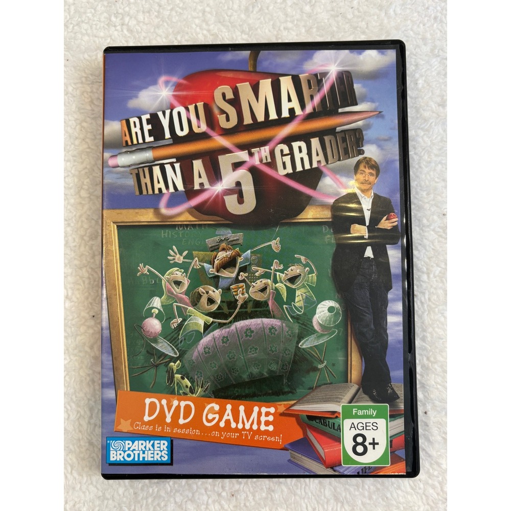 Are You Smarter Than a‎ 5th Grader DVD Game Parker Brothers Hasbro 2007 Trivia